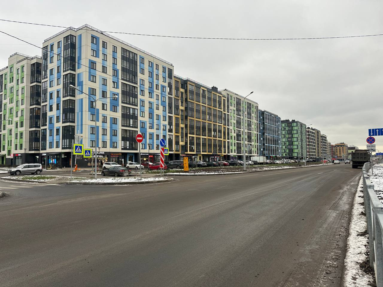 Завершена реконструкция еще одного участка Голландской улицы в Янино