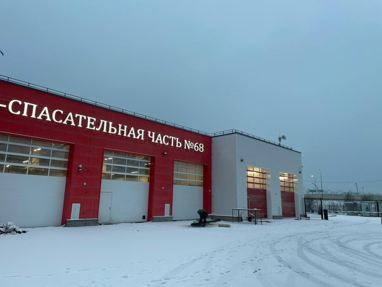 В Парголово достроено пожарное депо