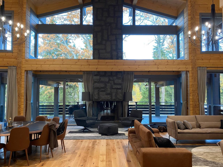 Дом в Карелии (интерьер).