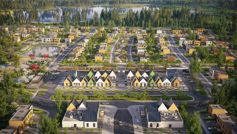 Жилой комплекс «СветЛО». Рендер: ГК «Алгоритм» Жилой комплекс «СветЛО». Рендер: ГК «Алгоритм»