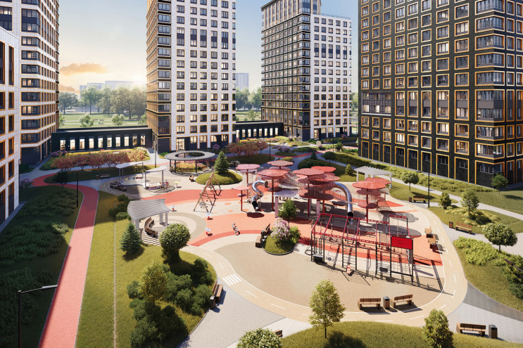 ЖК «Аурум», двор