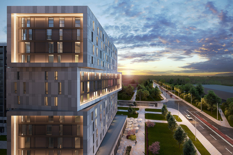 Урбан-квартал «Нигилист». Рендеры галереи: Bau City Development