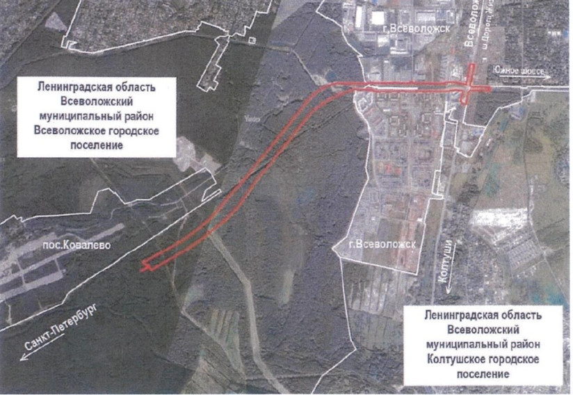 Дорога КАД-Ковалево-Всеволожск