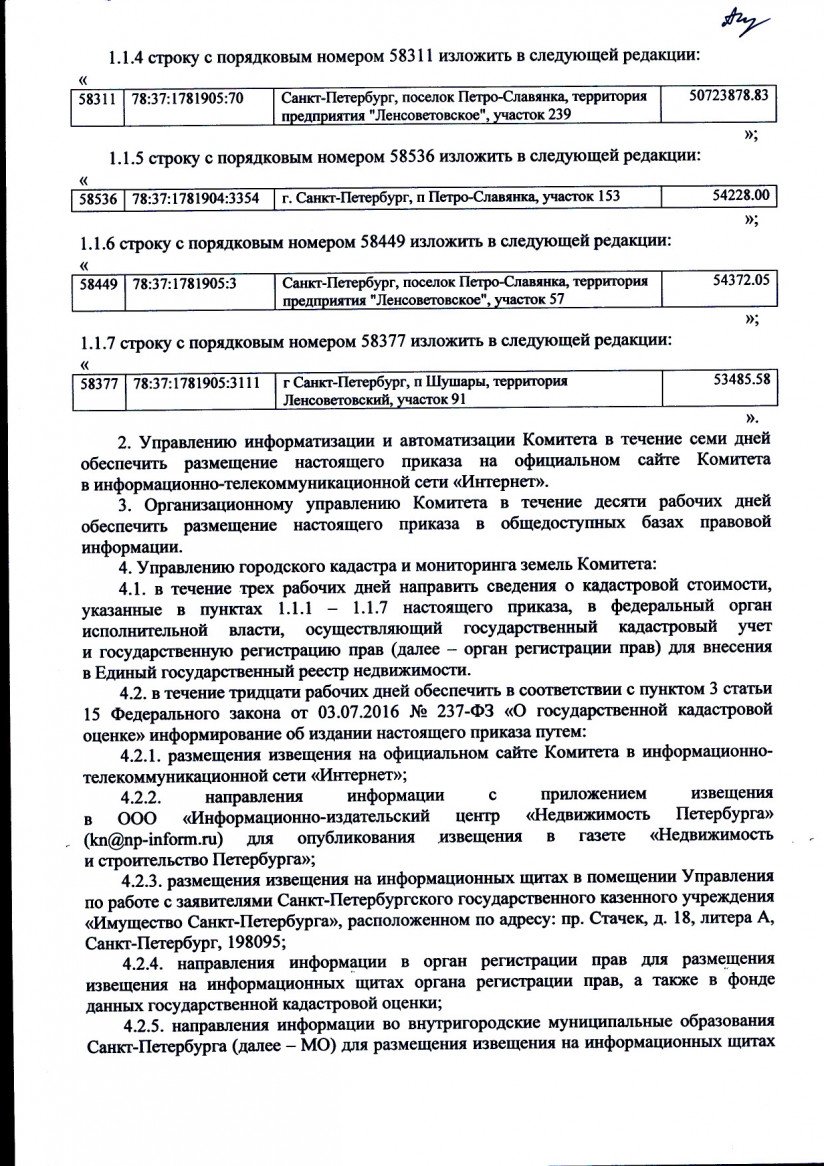 Приказ Комитета имущественных отношений Петербурга от 15.03.2019 № 53-п