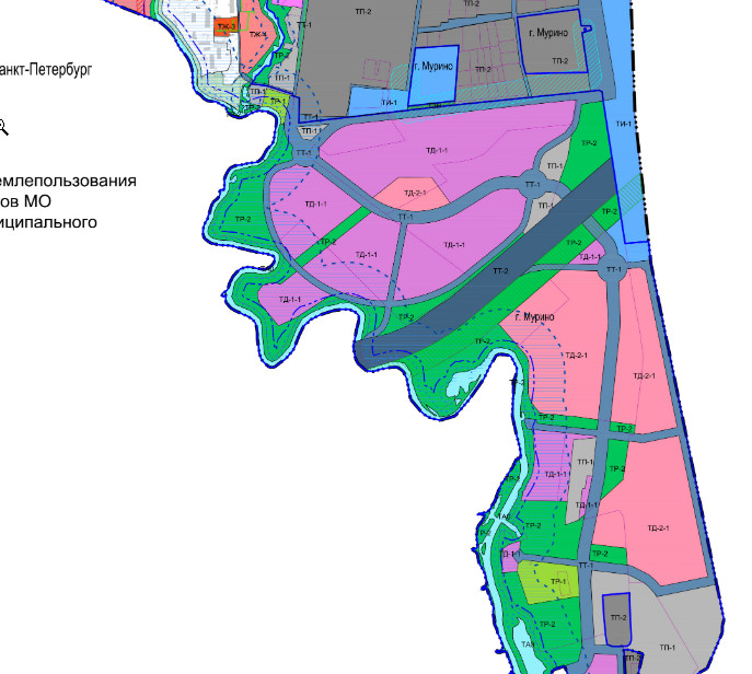 План застройки мурино на 2025 год карта