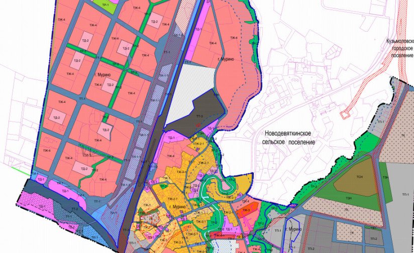 План застройки мурино на 2025 год карта