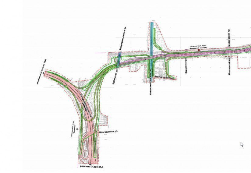 Выделен Участок Для Нового Съезда С ЗСД В Районе Благодатной Улицы