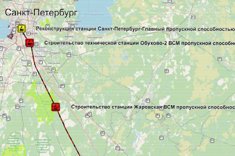 Определён Проект Маршрута ВСМ Москва – Петербург