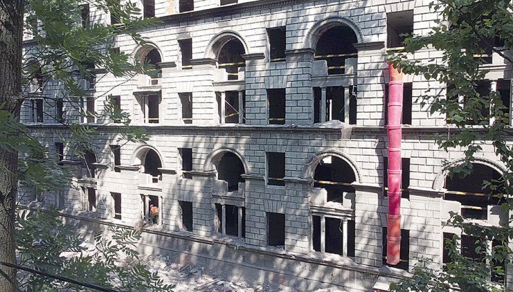 Реконструкция бывшего шестиэтажного общежития на Зеленогорской улице