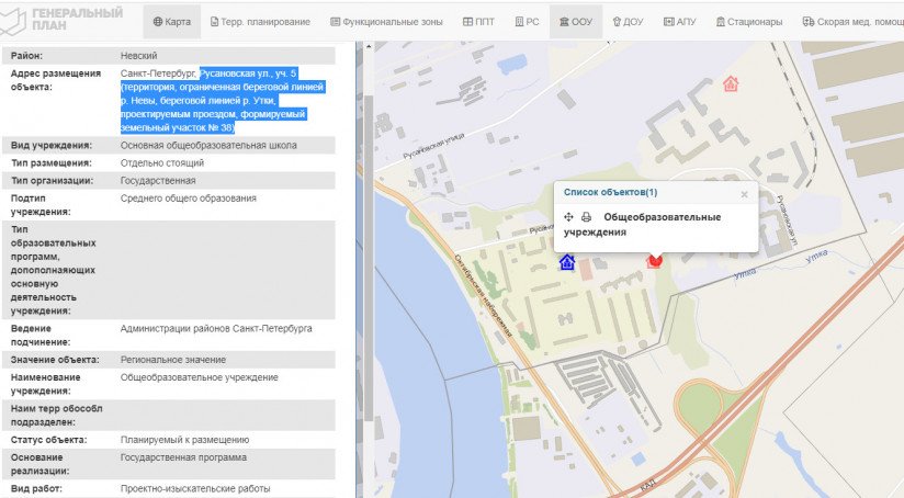 Градостроительный портал санкт петербурга карта