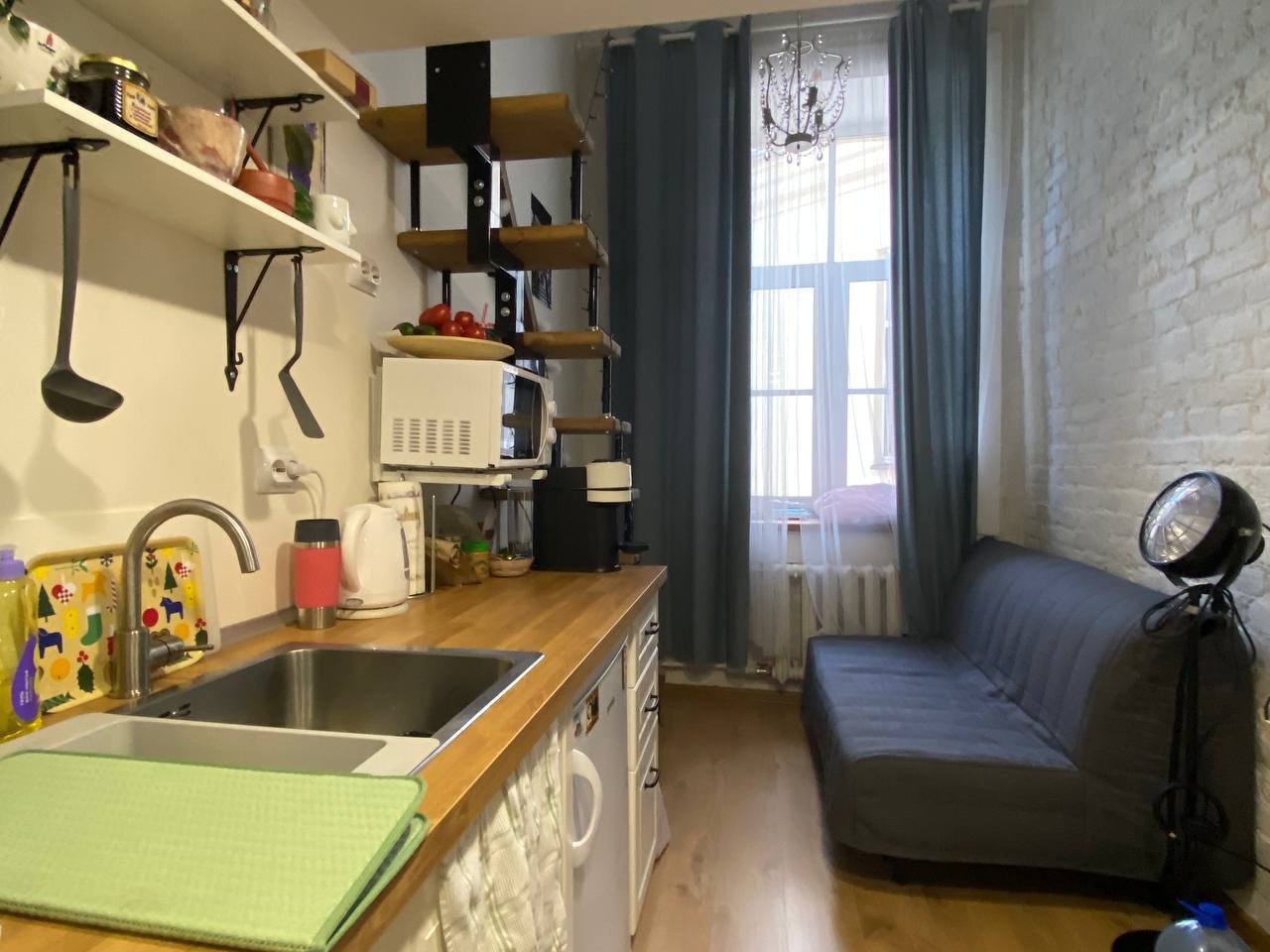 Как сделать дизайн маленькой квартиры-студии 17 кв.м. Разбираем на реальном примере.