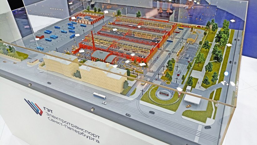 На стенде Петербурга представили окончательную концепцию создания  Музея электротранспорта.