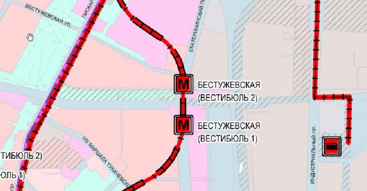 Генплан Петербурга метро