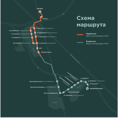 Трамвай в Шушары и Славянку