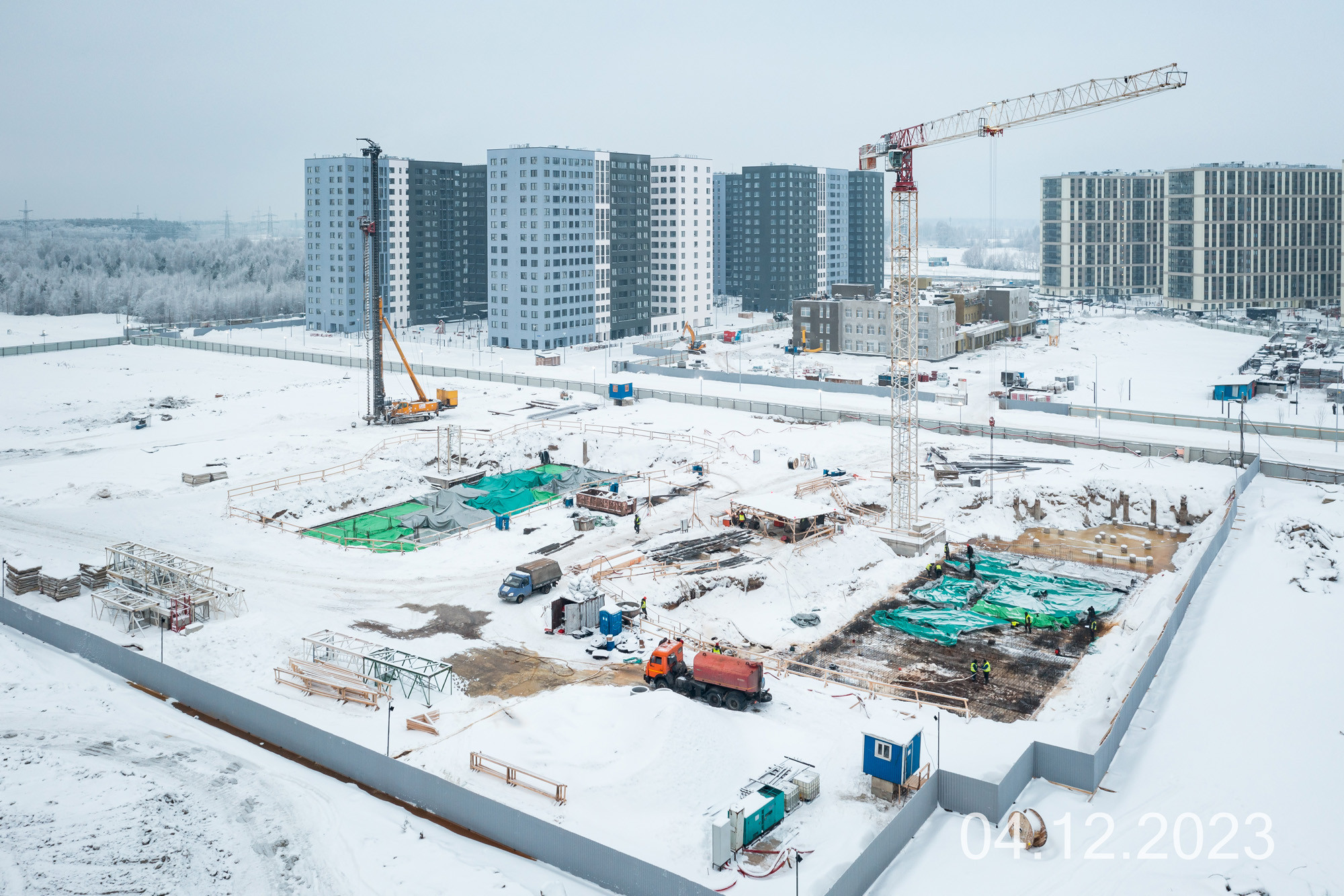 В Парголово застройщики готовят к выводу на рынок новые жилые комплексы